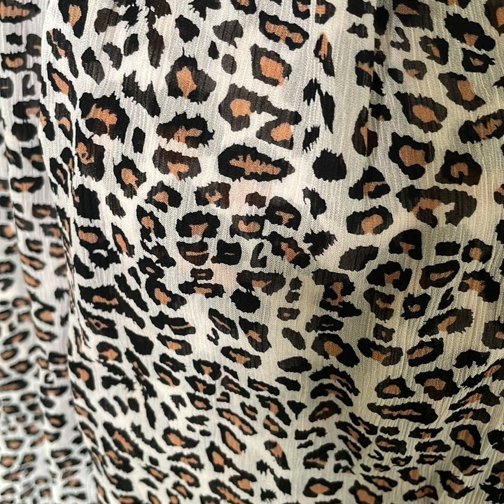Scotch and Soda animal print chiffon blouse - Picture 6 of 10